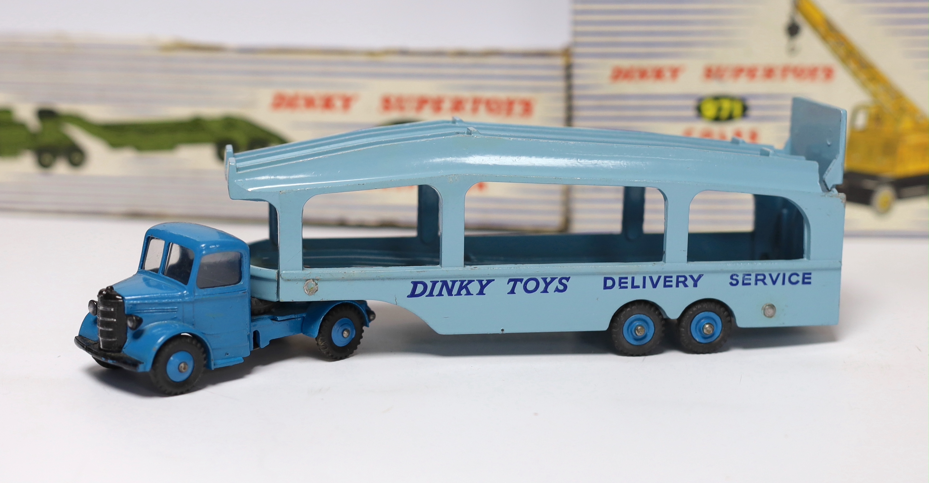 Six boxed Dinky Toys